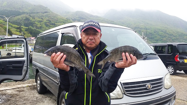 秋田県男鹿市 黒鯛釣果