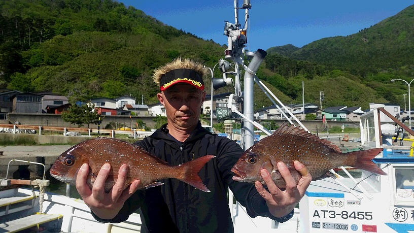 秋田県男鹿市 マダイ釣果