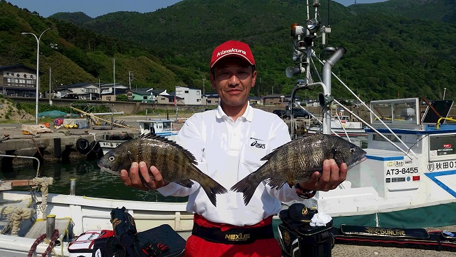 5月22日男鹿市加茂沖磯釣果1