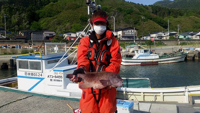 5月20日男鹿市加茂沖磯釣果3