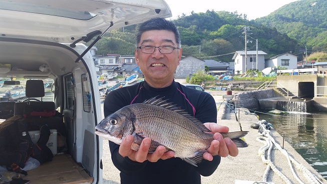 5月22日男鹿市加茂沖磯釣果2