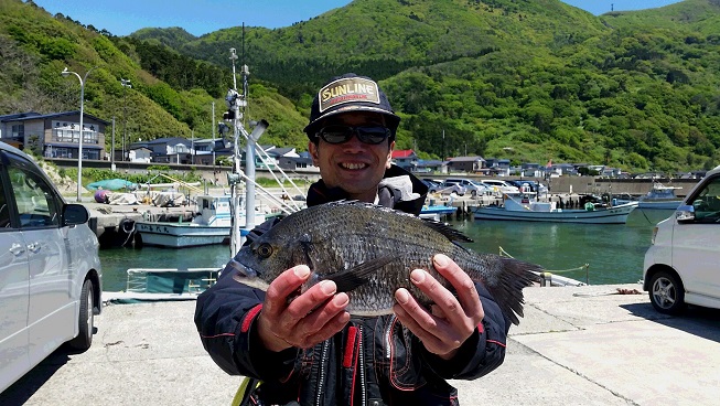 5月19日男鹿市加茂沖磯釣果1
