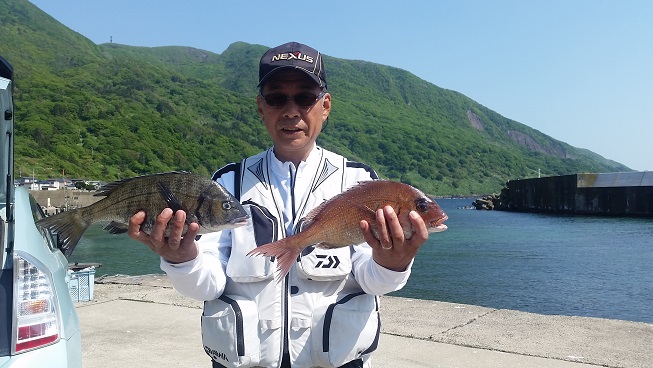 5月20日男鹿市加茂沖磯釣果1