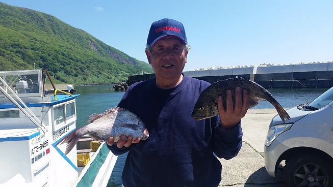 5月18日男鹿市加茂沖磯釣果1