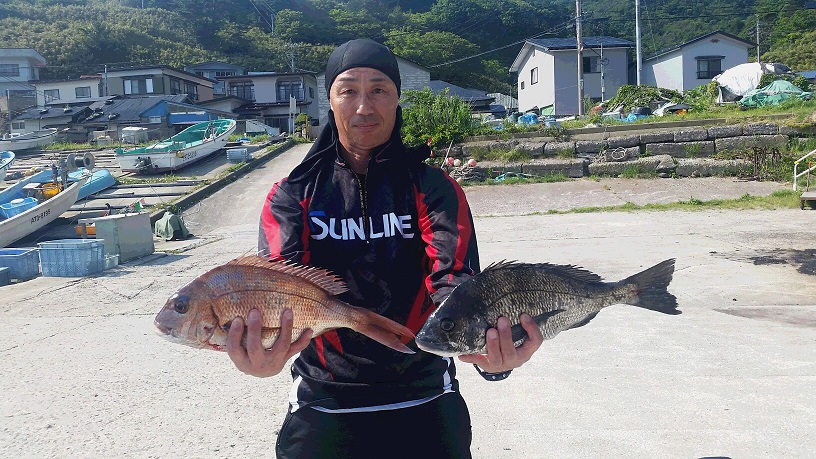 6月20日男鹿市加茂沖磯釣果1