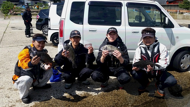 6月5日男鹿市加茂沖磯釣果2