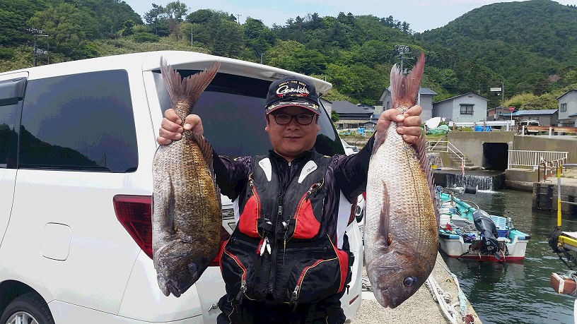 6月18日男鹿市加茂沖磯釣果1