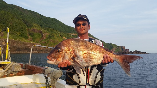 6月29日男鹿市加茂沖磯釣果2