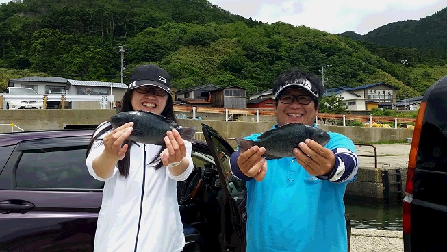 6月26日男鹿市加茂沖磯釣果1