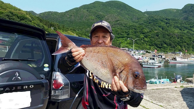 6月28日男鹿市加茂沖磯釣果2