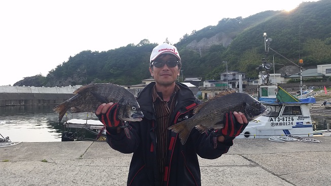 6月29日男鹿市加茂沖磯釣果1